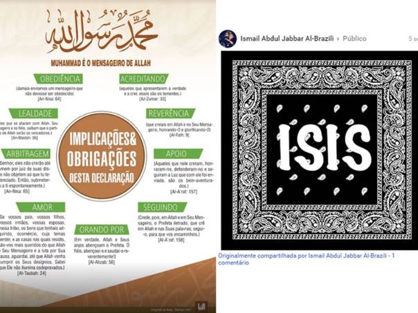 Os terroristas criaram um canal de comunicao na internet que seria coordenado por um brasileiro e tem sido usado pelo Estado Islmico para recrutar novos militantes jihadistas