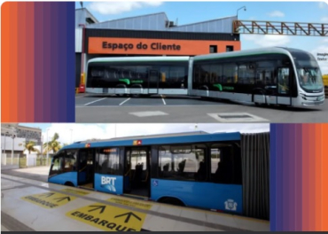 Simulao do BRT em MT  Foto: Governo de MT/Reproduo