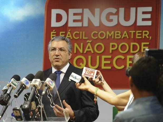 Ministro da Sade, Alexandre Padilha, apresenta a campanha de Mobilizao Nacional Contra Dengue