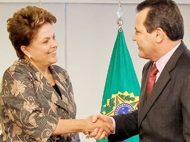 Dilma Rousseff e Silval Barbosa