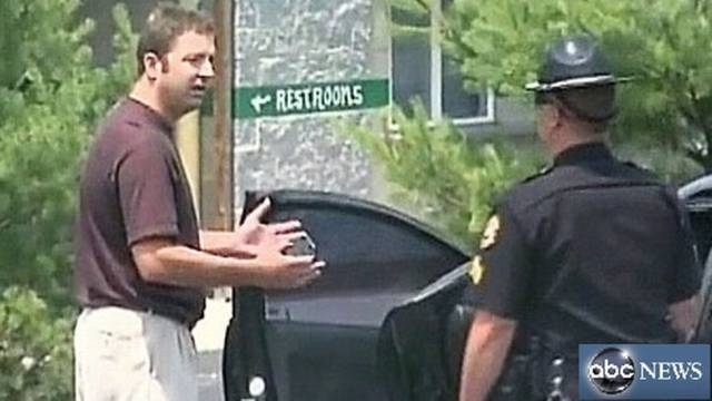 O americano foi preso Foto: Reproduo / ABC News