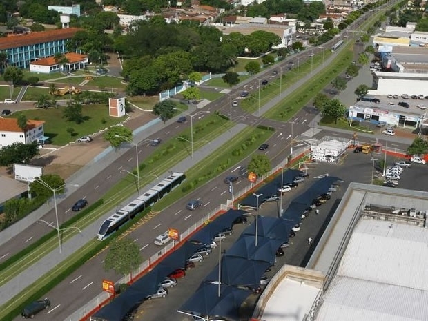 VLT vai passar pelas principais avenidas de Cuiab e Vrzea Grande (Foto: Assessoria/Secopa)