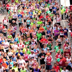 Maratona de Londres foi realizada no ltimo domingo