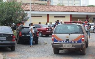 Ptio da Escola Cesrio Neto, onde, no ltimo dia 21, um estudante foi executado por colegas