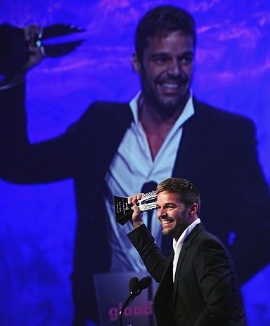 No sbado (19), Ricky Martin foi homenageado por ONG que rene gays e lsbicas do entretenimento