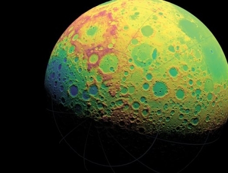 Mapa 3D, gerado a partir de 3 bilhes de pontos recebidos desde 2009, mostra hemisfrio sul da Lua