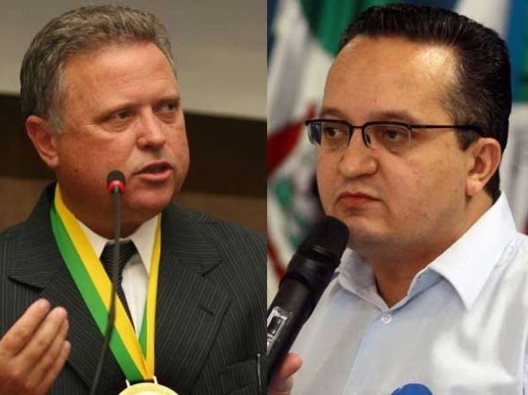 Blairo Maggi e Pedro Taques: aps dura campanha eleitoral, senadores eleitos se aproximam