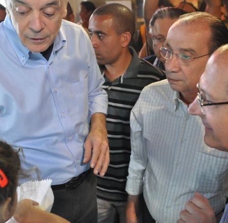 Aloysio Nunes participou de ato de campanha com Alckmin e Serra