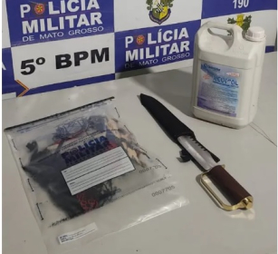 Segundo a Polcia Civil, os materiais apreendidos vo passar por percia  Foto: Polcia Militar