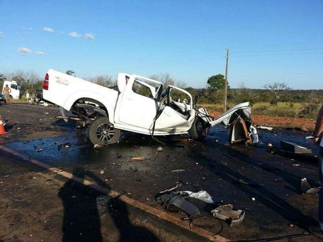 Acidente prximo a Tangar da Serra, que resultou no falecimento do Empresario Gabriel Tonello.