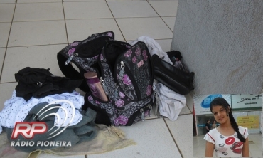 A adolescente de 14 anos fugiu levando somente a mochila com roupas