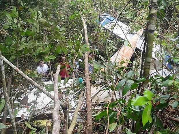 Piloto sofreu acidente durante pulverizao de fazenda em Sorriso (Foto: MT Notcias)