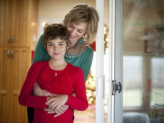 Emma e a me, Kari, em Philipsburg, Pensilvnia, no sbado (8)  (Foto: Jeff Swensen/The New York Times)