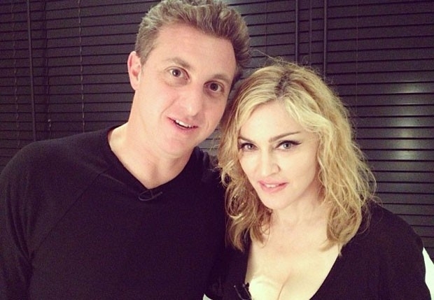 Luciano Huck foi parado pela blitz da Lei Seca aps jantar com Madonna (Foto: Reproduo/Instagram)