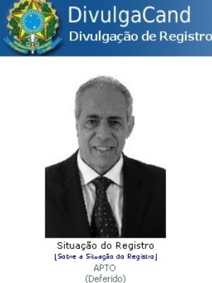 Registro de candidatura de Luiz Carlos Palaro no TSE