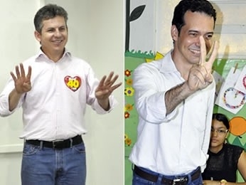 Mauro Mendes (PSB) e Ldio Cabral (PT).