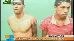 Brasileiros queimados vivos em San Matas