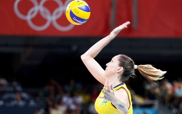 Campe em 2008, Thaisa repete a dose, como Jaque, Sheilla, Fabi, Fabiana e Paula (Foto: Getty Images)