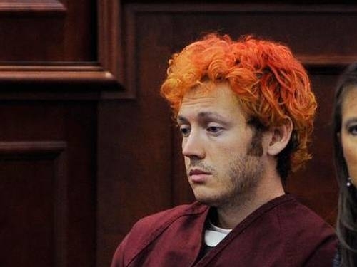 James Holmes, acusado de ser o atirador que matou 12 pessoas e deixou outras 59 feridas em um ataque  sesso de um film