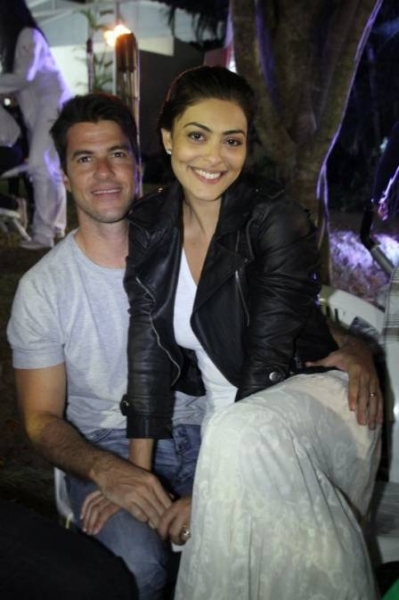 Carlos Eduardo Baptista e Juliana Paes