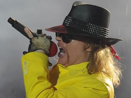 Axel Rose se apresentou no Rock in Rio, em outubro AFP