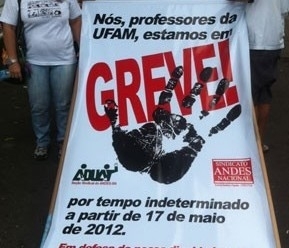 Movimento de professores da Universidade Federal do Amazonas