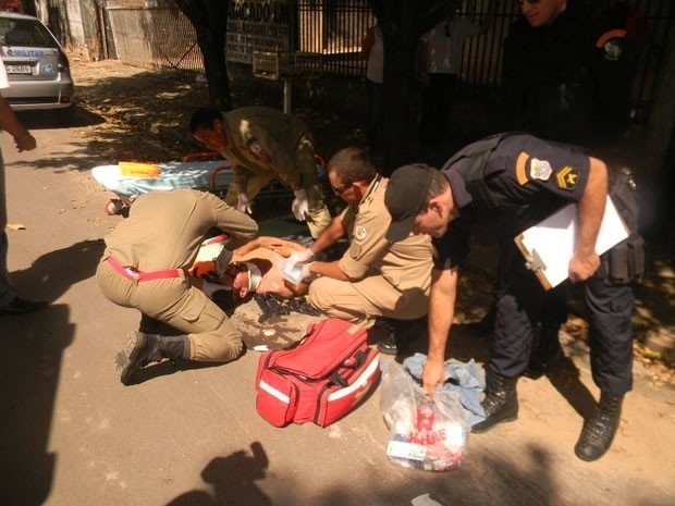 Homem que foi espancado  suspeito de ter furtado uma residncia em Sorriso