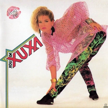 Xuxa com roupa transparente na capa de disco infantil nos anos 80