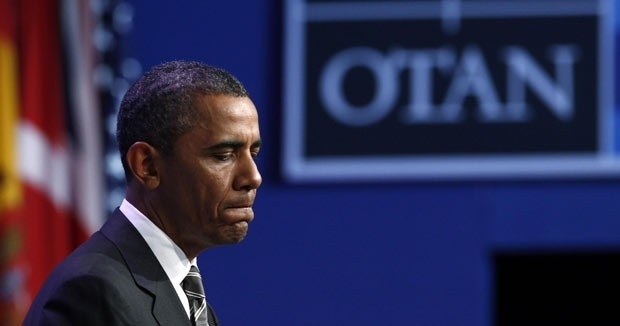 O presidente dos EUA, Barack Obama, fala nesta segunda-feira (21) durante a cpula da Otan em Chicago (Foto: Reuters)