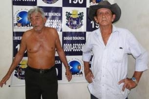 Pedro, 70, e Ozair, 68: idosos foram flagrados em abuso sexual contra 2 crianas, em Vrzea Grande 