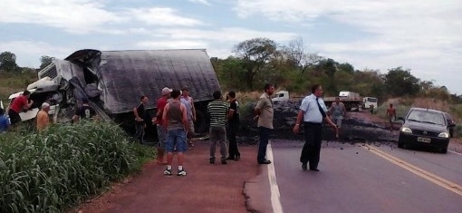 Acidente ocorreu prximo de Jaciara, na BR 364.