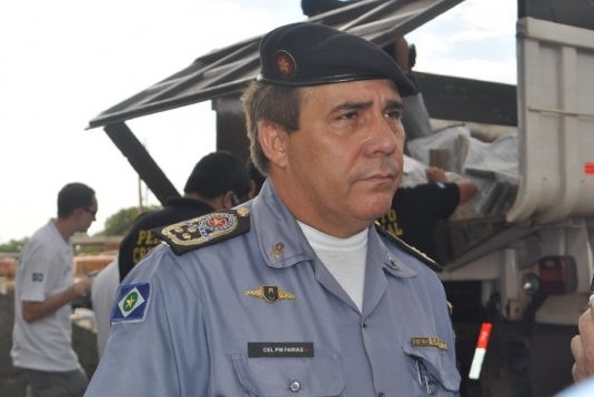 Comandante geral da Polcia Militar - coronel Farias