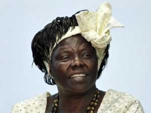 Wangari Maathai, em foto de arquivo de maro de 2010.