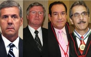 Os magistrados Stbile, Miotto, Carvalho e Rocha foram denunciados e podem perder seus cargos