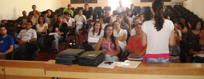 om auditrio lotado, foi debatido o Planejamento Anual da Sade em Diamantino