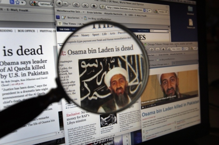 Sites em ingls noticiam morte do terrorista mais procurado do mundo; caa  Bin Laden pode favorecer campanha de Obama