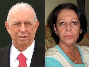 O ex-vice Jos Alencar e Rosemary Morais