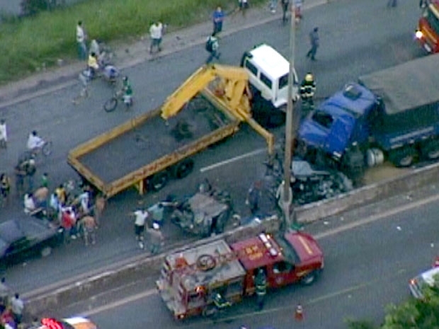 Acidente no Anel Rodovirio de Belo Horizonte