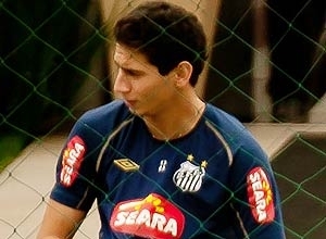 Ganso durante treino do Santos 