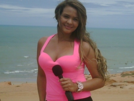 Geisy Arruda gravou piloto para programa de TV em Fortaleza recentemente