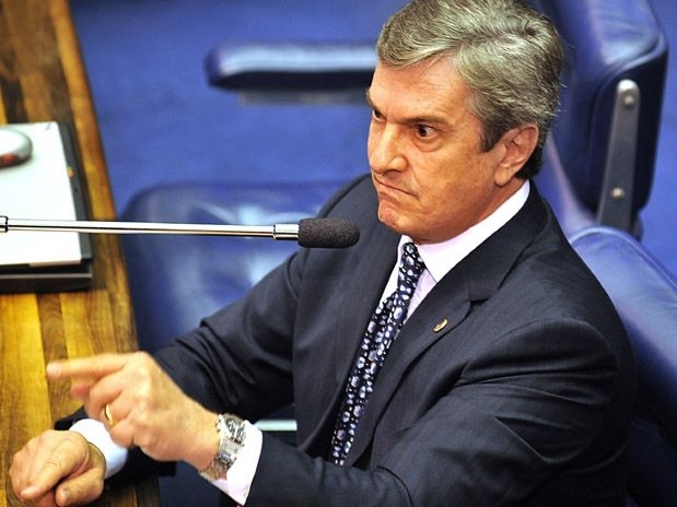 Collor, que foi presidente do Brasil de 1990 a 1992, atualmente  senador de Alagoas pelo PTB