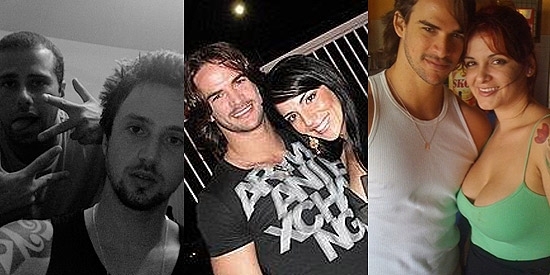 Leo Jancu com Igor, Anamara e Elenita com Rodrigo Carvalho