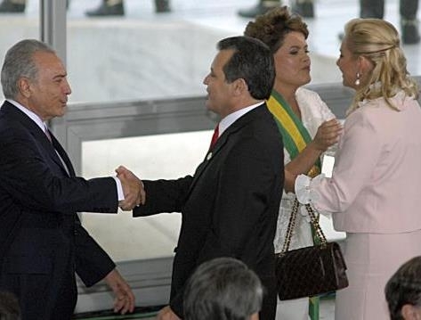 Governador Silval Barbosa prestigia a posse da presidente Dilma Roussef em Braslia