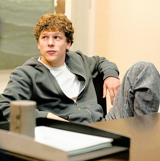 Mark Zuckerberg (Jesse Eisenberg) em 