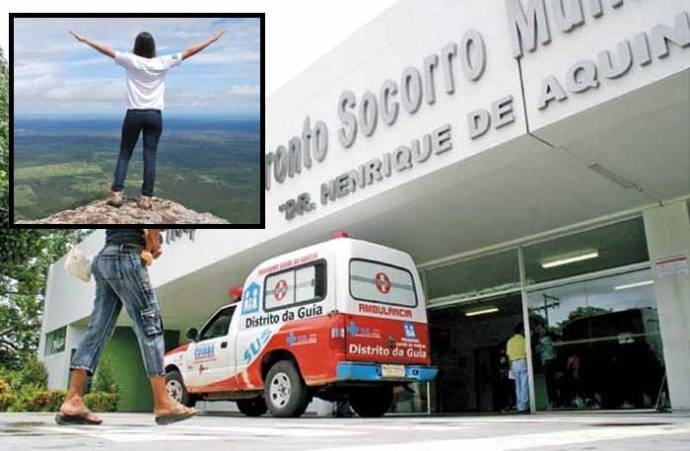 J., 21, no destaque, em foto recente, em Chapada, j deixou o Pronto-Socorro de Cuiab