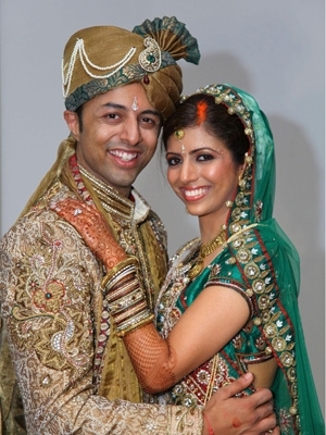 Foto no datada do casal Shrien e Anni Dewani.