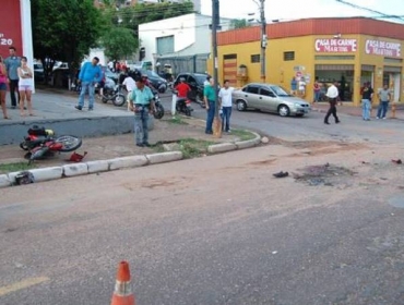 O acidente ocorreu no cruzamento das Avenidas Ipiranga com Senador Metello, por volta de 17h