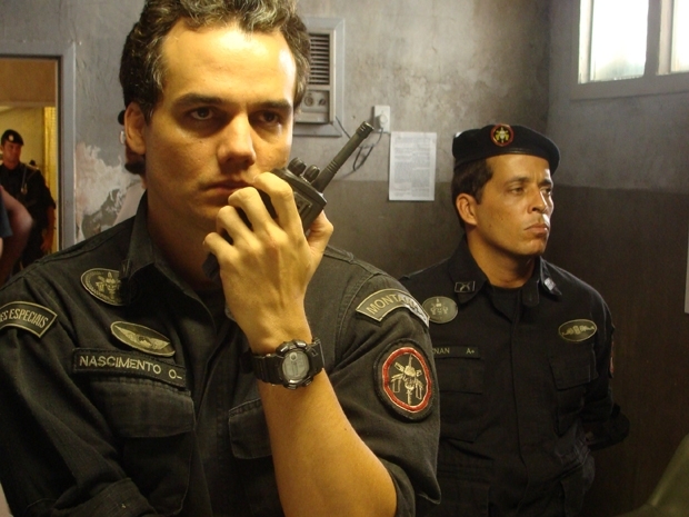 Wagner Moura, em cena do filme Tropa de Elite 2