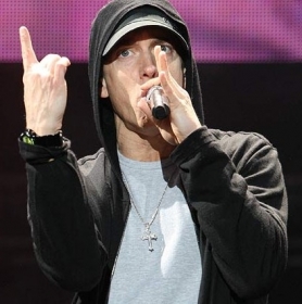 O rapper Eminem, que se apresentar durante a premiao do VMA 2010