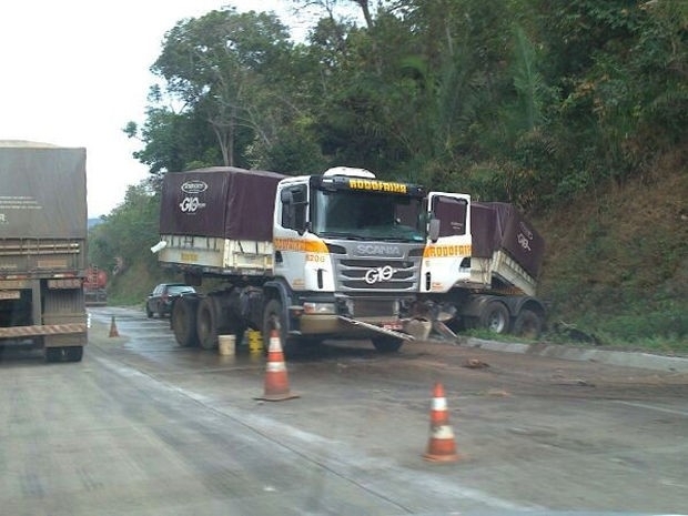 Acidente foi registrado na Serra de So Vicente. (Foto: Igor Thompson/Arquivo pessoal)